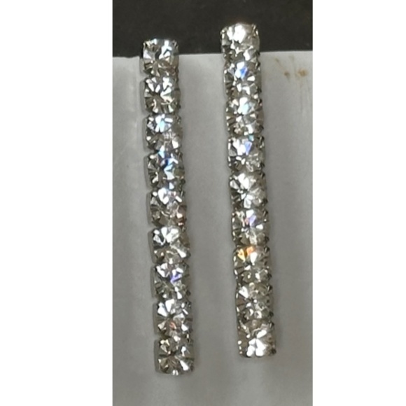 Danny Pollak Swarovski Crystal Clear Bobby Pin (#1) - approx. 2.5 inches - Picture 3 of 11